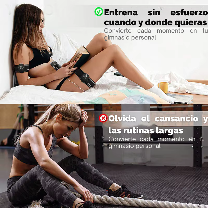 LumiCoreFit™ – Estimulador Muscular Inteligente 3 en 1