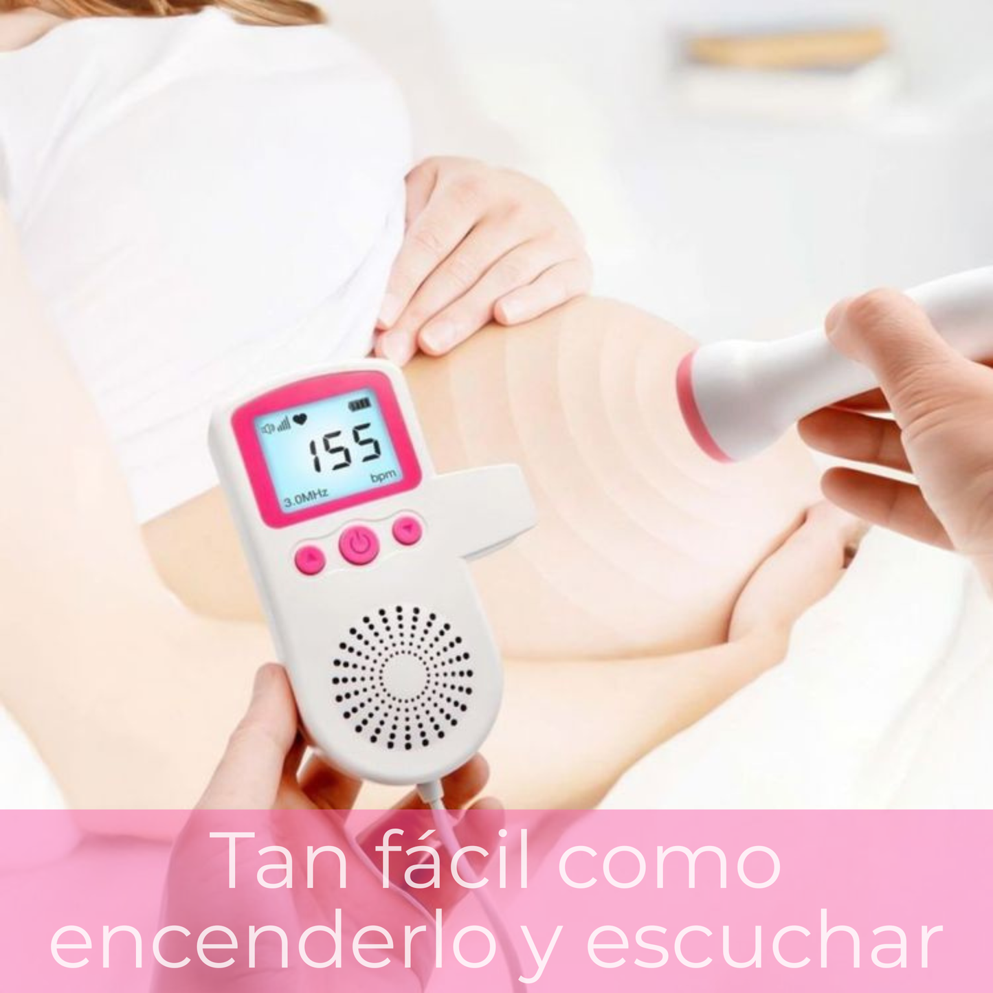 💗LumiHear™ – Monitor Fetal Doppler