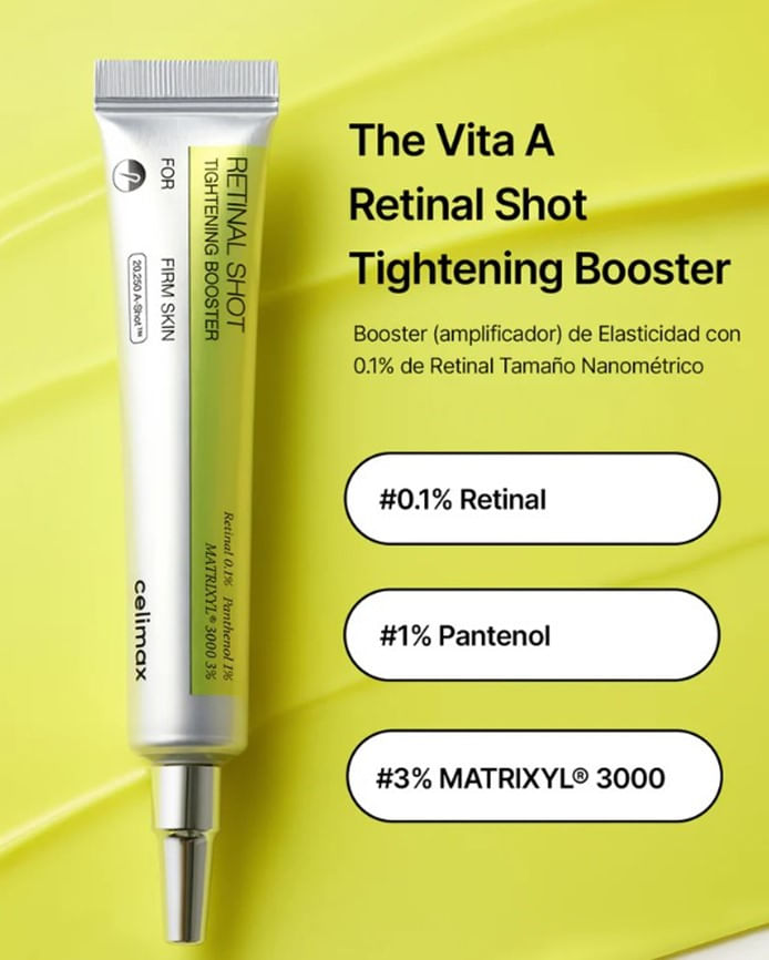 Retinal Shot Booster -Tecnología Coreana de Retinal para Rejuvenecer la Piel