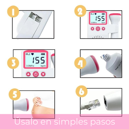 💗LumiHear™ – Monitor Fetal Doppler