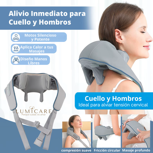 LumiRelief Pro™ – Masajeador Muscular 3D Multizona con Calor