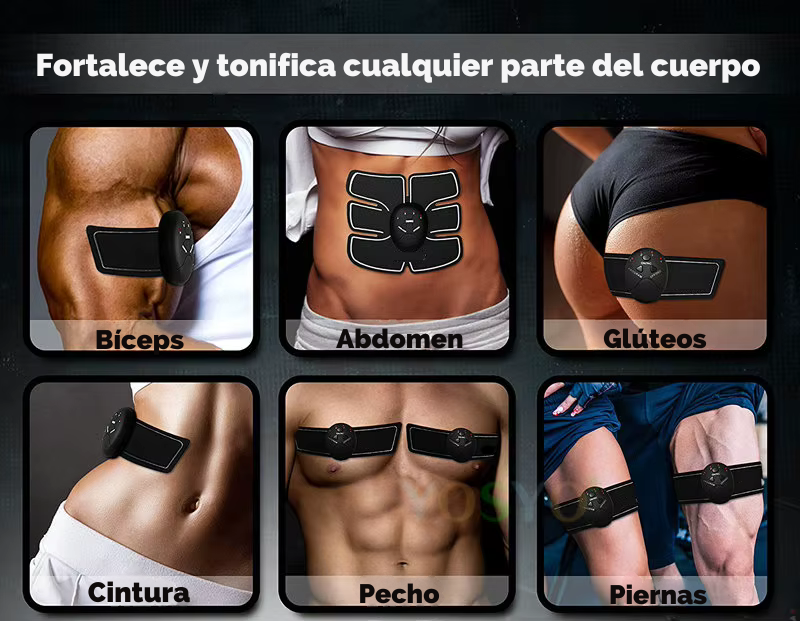 LumiCoreFit™ – Estimulador Muscular Inteligente 3 en 1