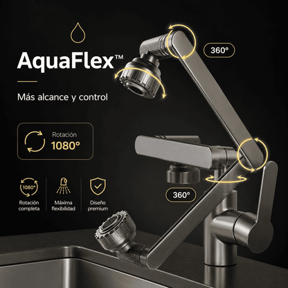 AquaFlex™ 💧 | Grifo articulado 1080° con mayor alcance y control