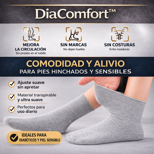 12 pares DiaComfort™ – Calcetines para pies diabéticos y sensibles