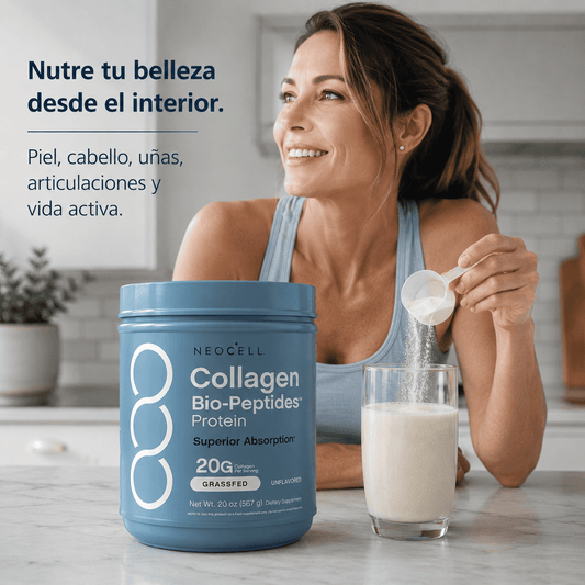 NeoCell Collagen Bio-Peptides™ | Piel más firme, cabello y uñas más fuertes, y mayor soporte articular