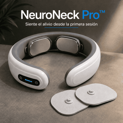 NeuroNeck Pro™ | Sistema Avanzado de Descontracturación Cervical con Tecnología EMS Inteligente