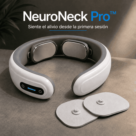 NeuroNeck Pro™ | Sistema Avanzado de Descontracturación Cervical con Tecnología EMS Inteligente