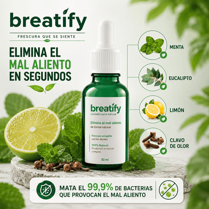 Breatify | Gotas Naturales Contra el Mal Aliento