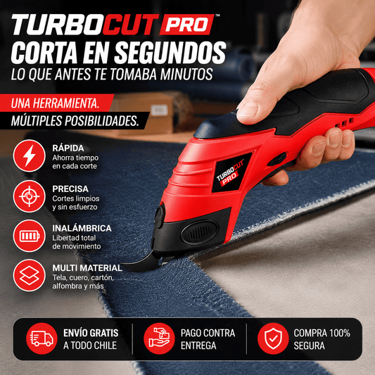 TurboCut Pro™ | La tijera eléctrica inalámbrica diseñada para hacer cortes rápidos, precisos y sin complicaciones.