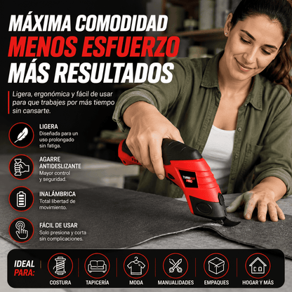 TurboCut Pro™ | La tijera eléctrica inalámbrica diseñada para hacer cortes rápidos, precisos y sin complicaciones.