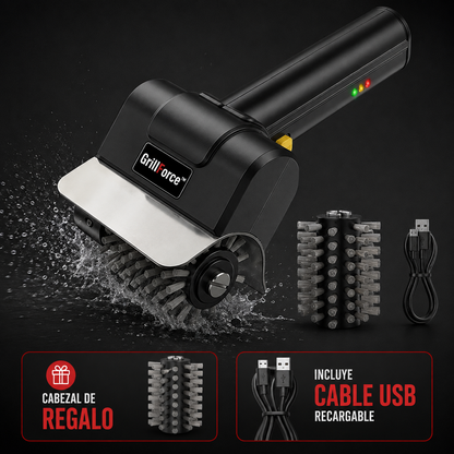 GrillForce™ Limpia tu parrilla en segundos y disfruta más