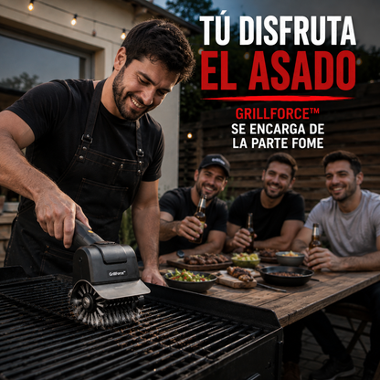 GrillForce™ Limpia tu parrilla en segundos y disfruta más