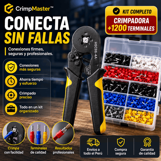 CrimpMaster™ | Conexiones Firmes y Seguras en Segundos