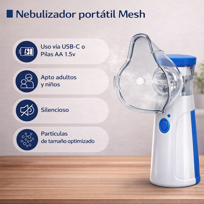 Nebulizador Portátil AirCare - Tranquilidad respiratoria para el día a día