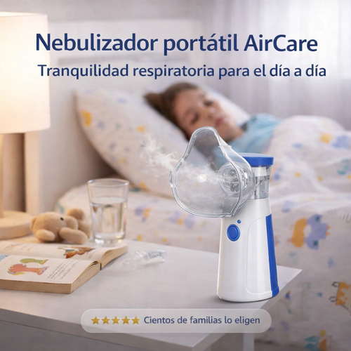 Nebulizador Portátil AirCare - Tranquilidad respiratoria para el día a día