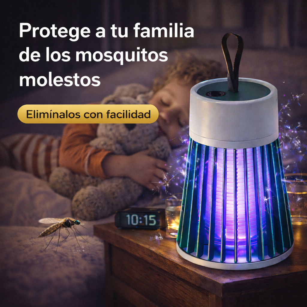 Lámpara LED Matamosquitos USB – Disfruta tus Espacios sin Mosquitos