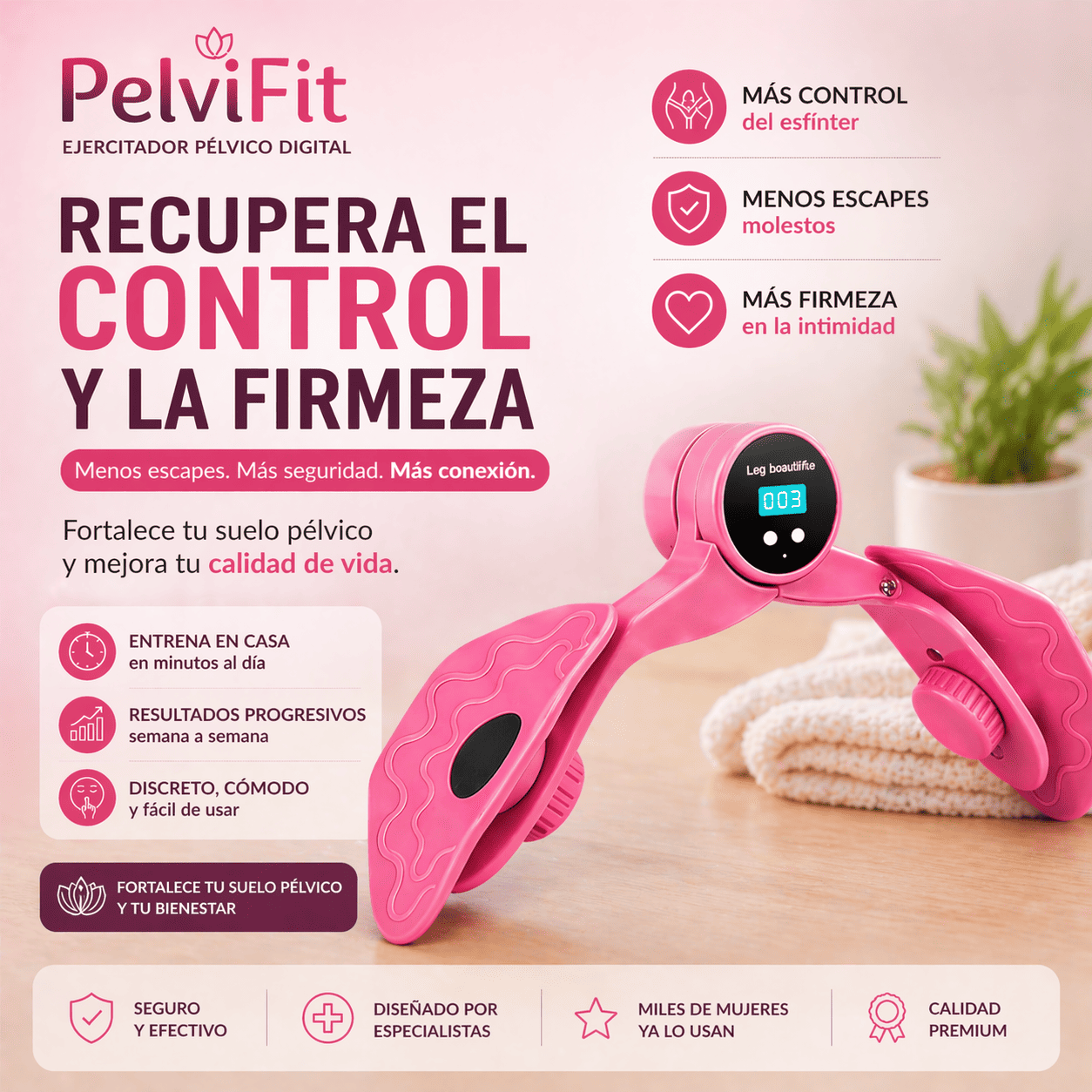 PelviFit™ | Recupera el control del esfínter y tu bienestar íntimo