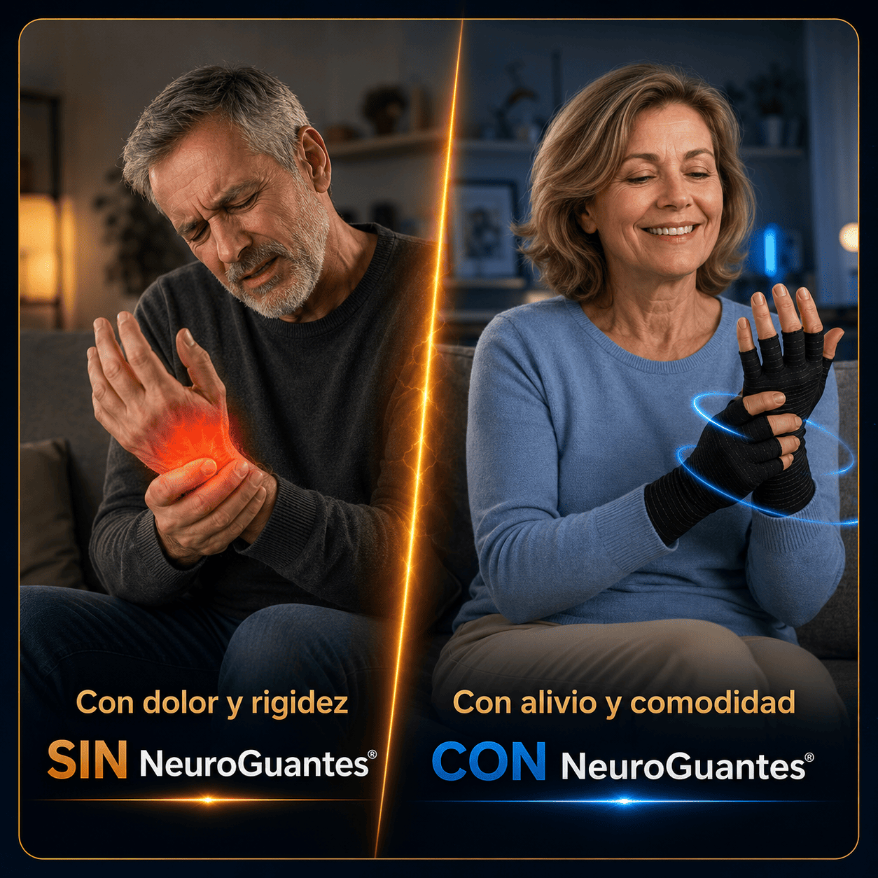 NeuroGuantes® de Compresión con Cobre | Alivio y soporte para tus manos