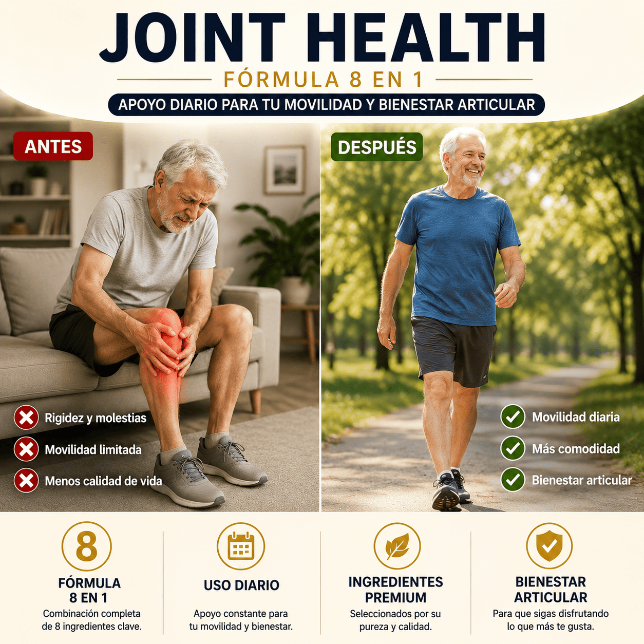 2X1 Joint Healt™ | Alivia el Dolor y Recupera tu Movilidad