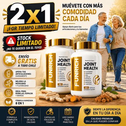 2X1 Joint Healt™ | Alivia el Dolor y Recupera tu Movilidad