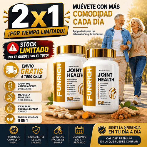2X1 Joint Healt™ | Alivia el Dolor y Recupera tu Movilidad