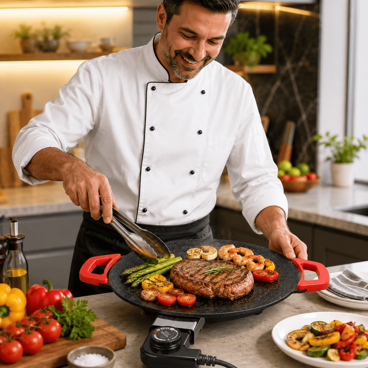StoneGrill™ 36 cm | Cocinar nunca fue tan fácil