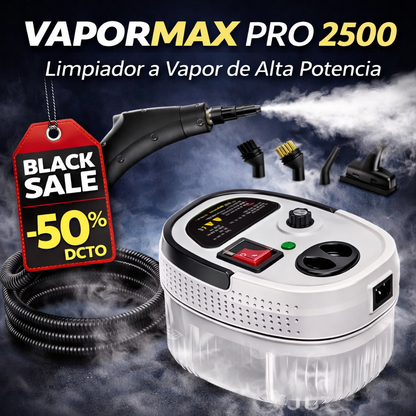 VaporMax Pro 2500 - Limpiador a Vapor de Alta Potencia