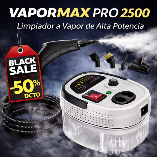 VaporMax Pro 2500 - Limpiador a Vapor de Alta Potencia