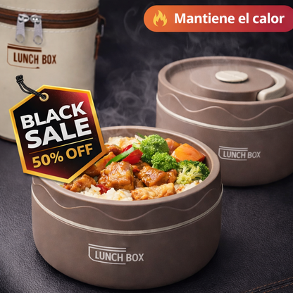 Thermal Lunch Box - Tu comida caliente por más tiempo, sin derrames y lista para tu día.