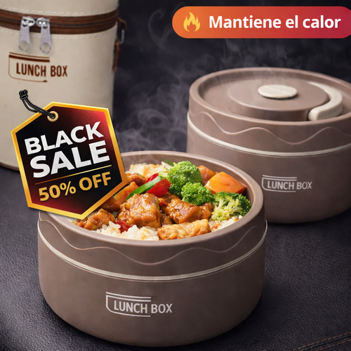 Thermal Lunch Box - Tu comida caliente por más tiempo, sin derrames y lista para tu día.