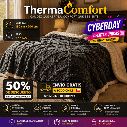 ThermaComfort™ | Frazada Térmica Premium de Máximo Abrigo.