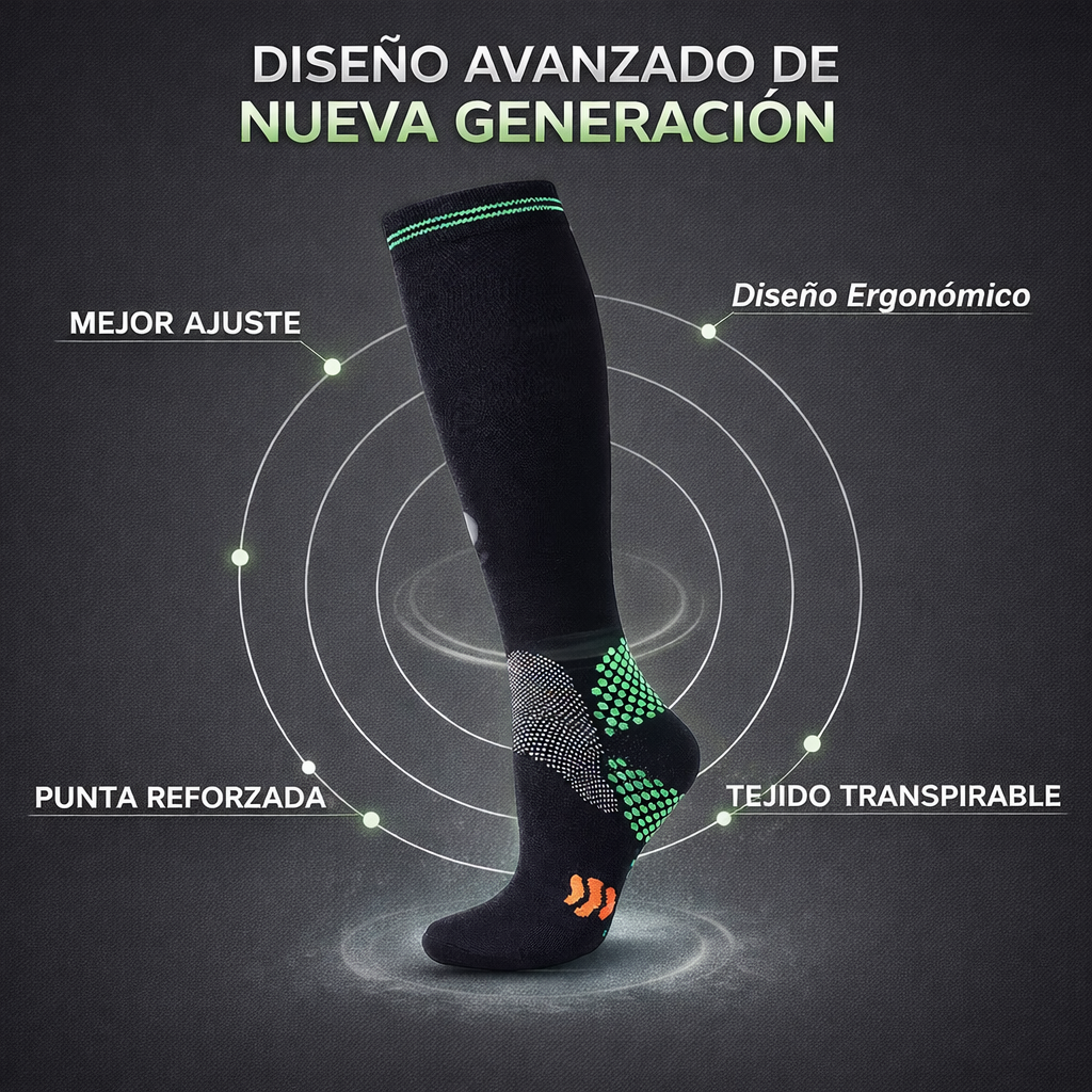 2 pares Neuromedias™ de Compresión | Alivio y soporte para tus piernas