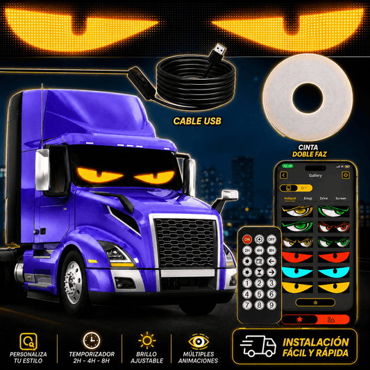 Pantalla Panel LED Multifuncional Para Camión Y Auto