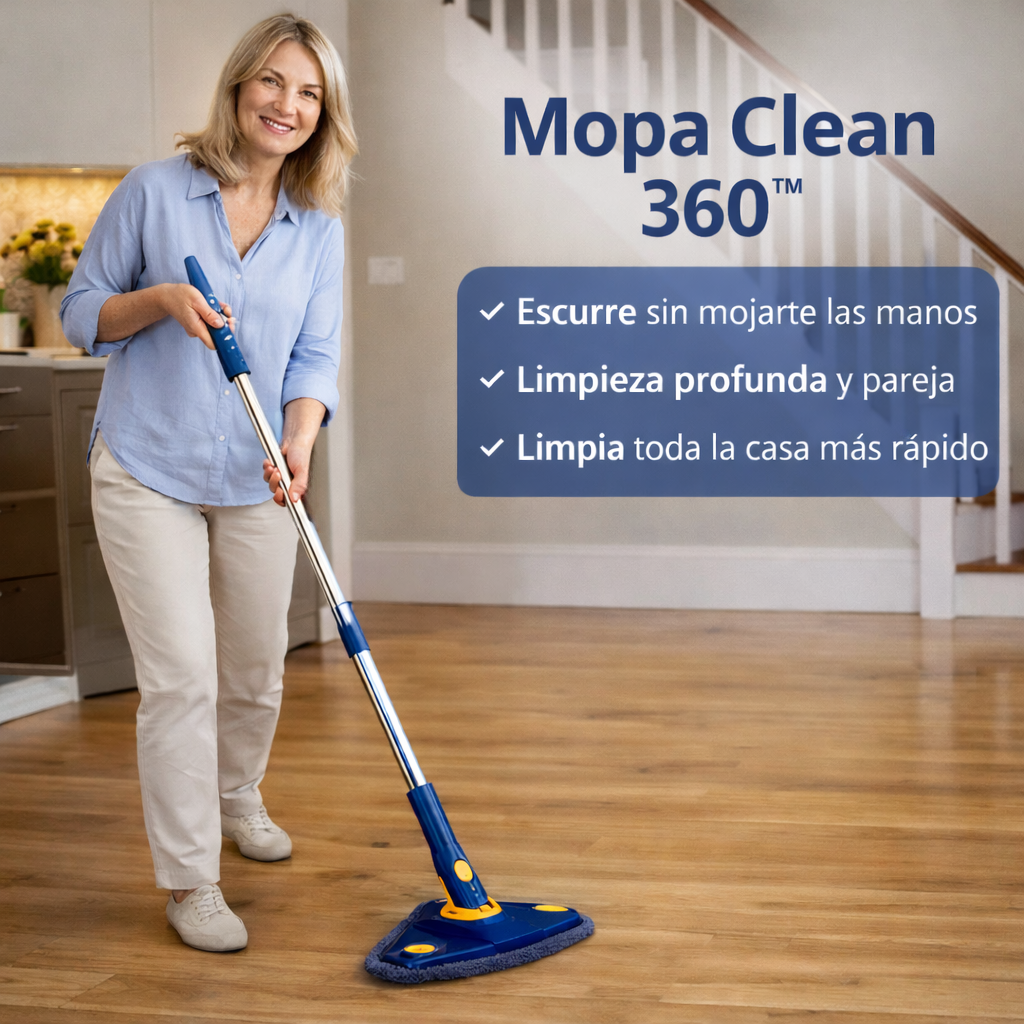Mopa Clean 360™ – Limpieza Fácil en Toda tu Casa