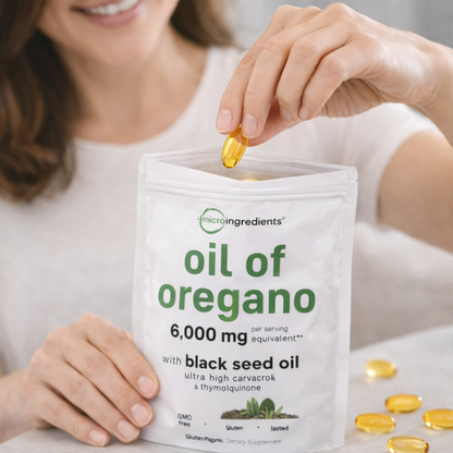 Aceite de Orégano + Comino Negro en Cápsulas 6.000Mg. - El Poder Natural para tu Bienestar