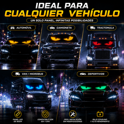 Pantalla Panel LED Multifuncional Para Camión Y Auto