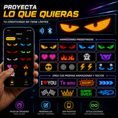 Pantalla Panel LED Multifuncional Para Camión Y Auto