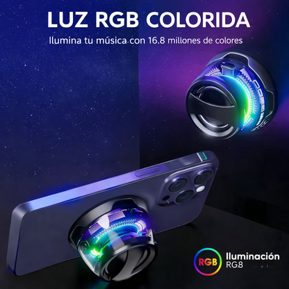 2X1 MagBeat - El Mini Parlante Magnético que Transforma el Sonido de tu Celular.