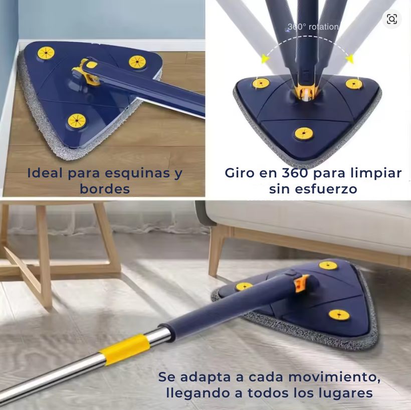 Mopa Clean 360™ – Limpieza Fácil en Toda tu Casa