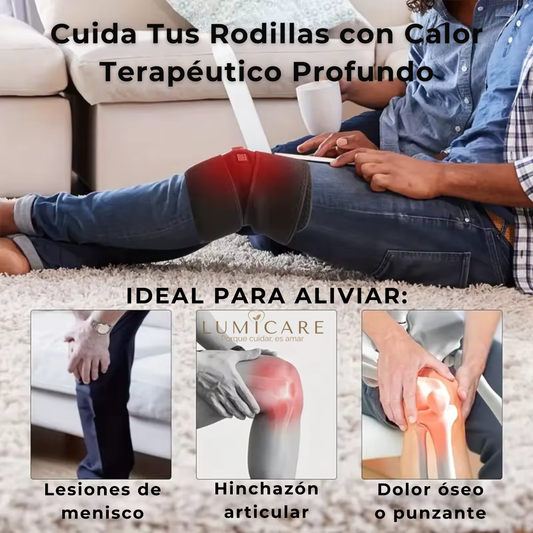 LumiThermo Pro™ – Rodillera Térmica Terapéutica Inteligente
