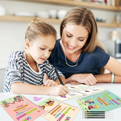 Pack 4 Cuadernos Mágicos Montessori – Aprende a Escribir Jugando