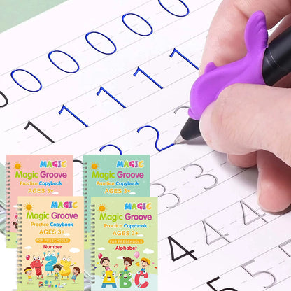 Pack 4 Cuadernos Mágicos Montessori – Aprende a Escribir Jugando
