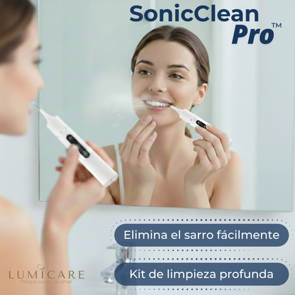 SonicClean Pro™ – Kit Dental Ultrasónico de Limpieza Profunda
