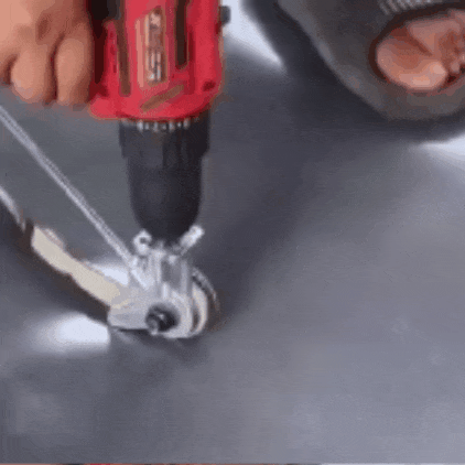DrillForce™- Convierte tu taladro en una potencia para cortar metales